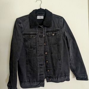 New Look Black Denim Jacket US 8 UK 12 EU 40